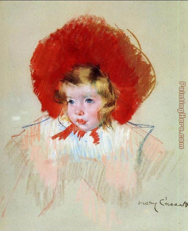 Child with a Red Hat painting - Mary Cassatt Child with a Red Hat art painting